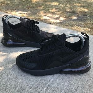 Nike Air Max 270 Triple Black Womens size 6.5, 8